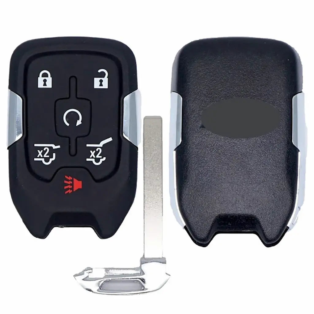 Front, Back and Emergency key of 2015-2020 (Aftermarket) Smart Key for Chevrolet Suburban - Tahoe  PN 13529633