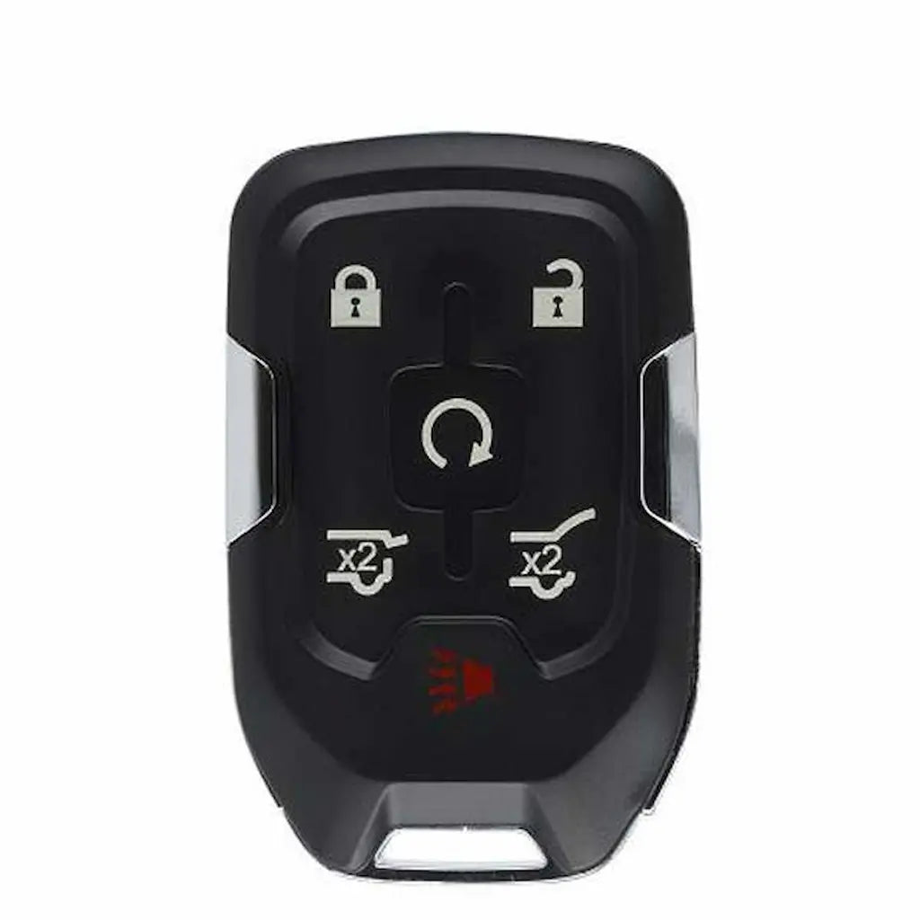 Front of  2015-2020 (Aftermarket) Smart Remote for GMC Suburban - Tahoe  Chevrolet Acadia - Terrain  6-Button  PN 13529633  HYQ1EA