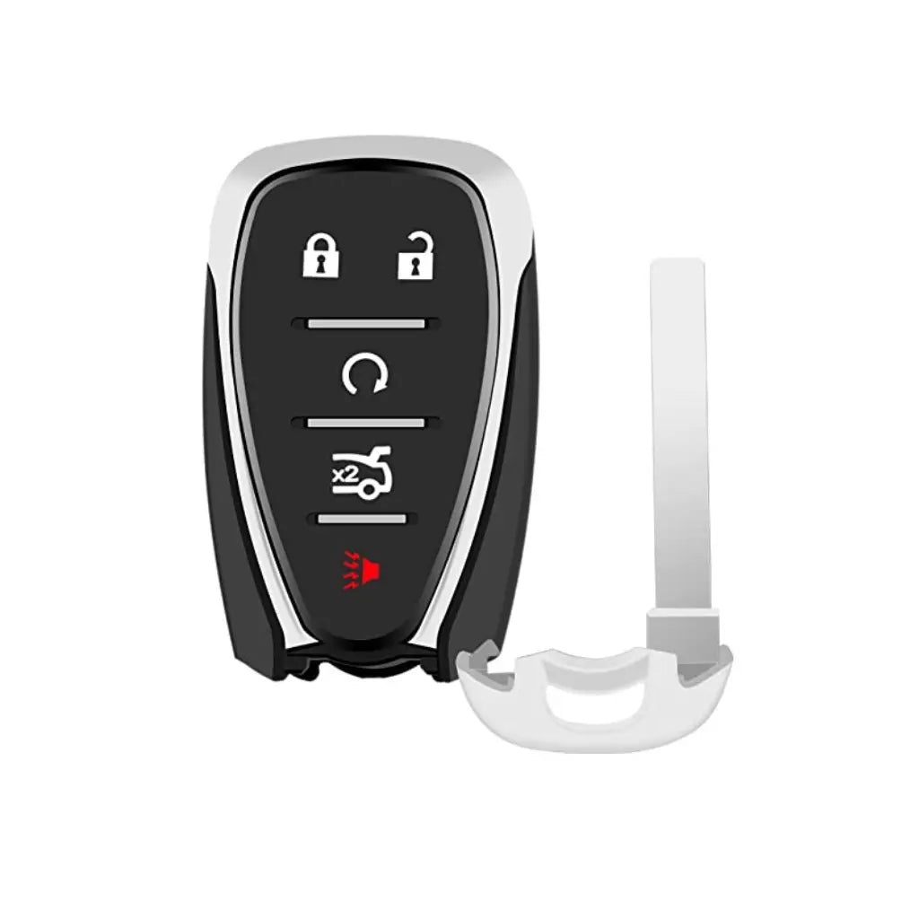 Front and Emergency key of 2016-2019 Smart Remote for Chevrolet Camaro - Cruze - Malibu  5 Button  HYQ4EA (Aftermarket)