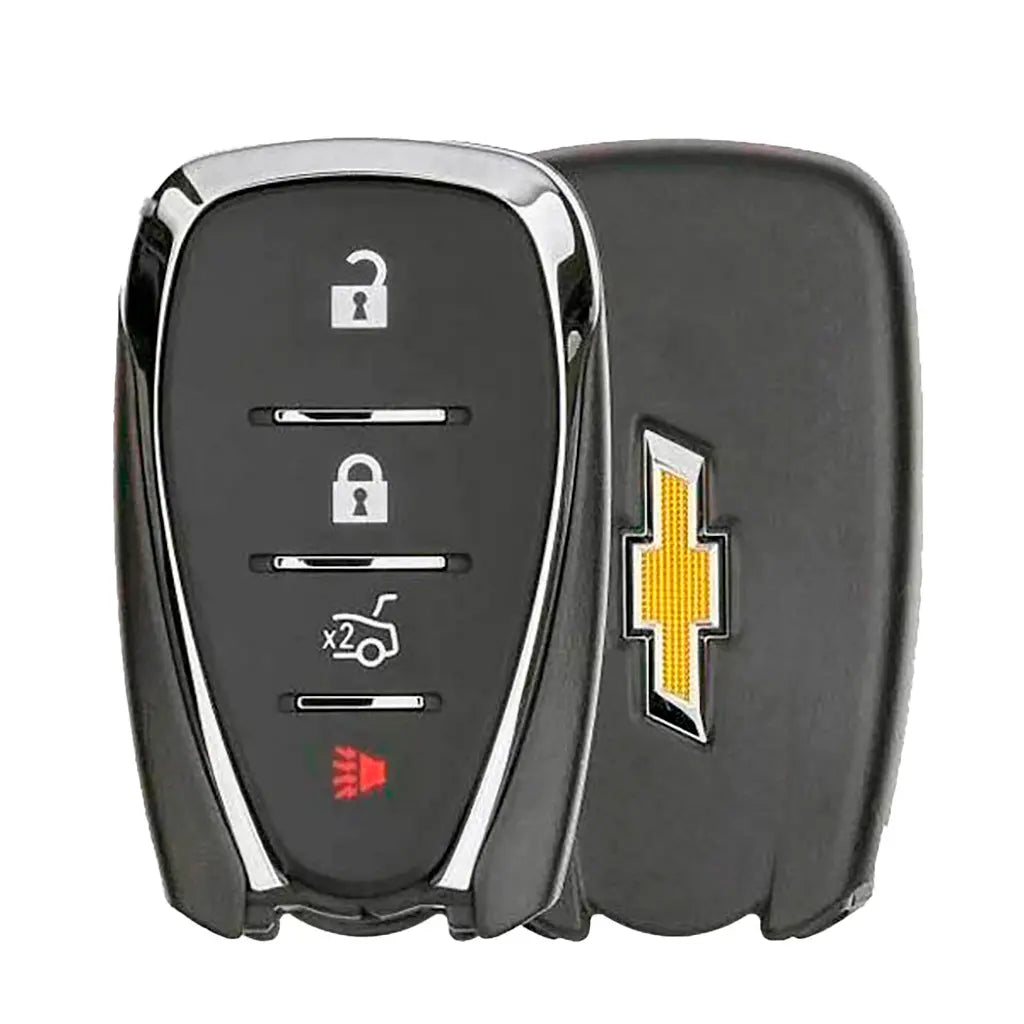 front and back of 2016-2020 (OEM Refurb) Smart Key for Chevrolet Sonic - Cruze XL7  4-Button  315 MHz  PN 13529661  13508770  HYQ4AA