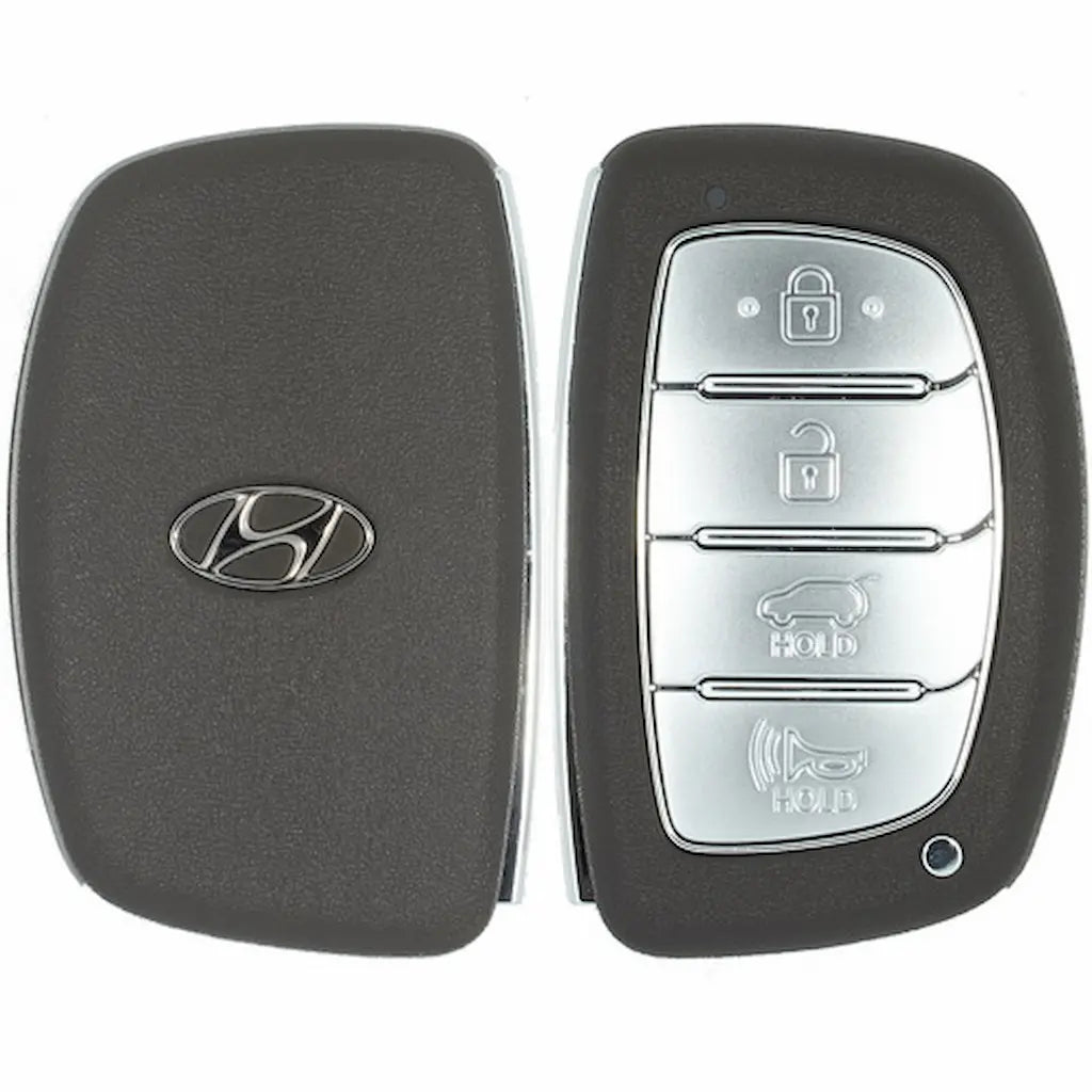 front and back of 2019-2021 (OEM) Smart Key for Hyundai Tucson | 4-Button | 434 MHz | PN: 95440-D3510 | TQ8-FOB-4F11