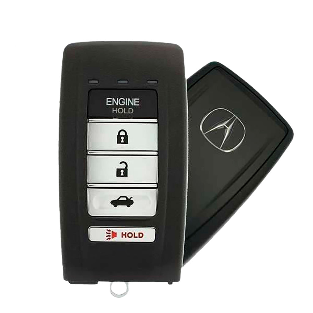 front and back of 2015-2020 (OEM) Smart Key for Acura ILX - TLX - RLX | PN:  72147-TX6-C51 / KR580399900 