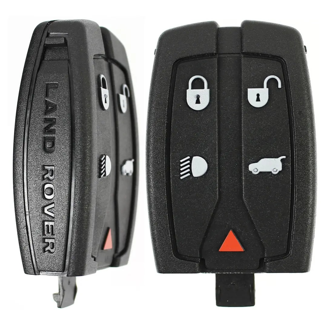 front and back of 2006-2012 (OEM) Smart Key for Land Rover LR2 | PN: LR013006