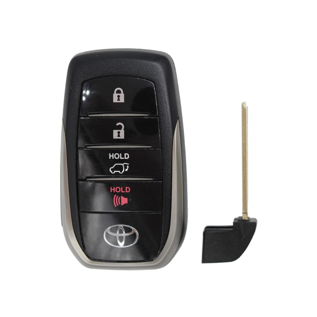 Front and emergency key of 2018-2019 (OEM) Smart Key for Toyota Land Cruiser  PN 89904-60M80  HYQ14FBA  Board 2110