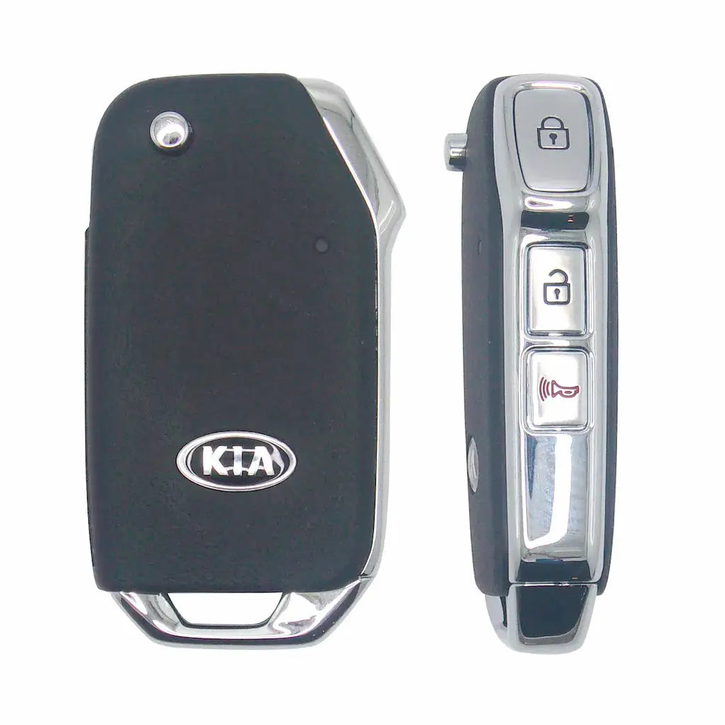 Front and sideway of 2021-2022 (OEM) Remote Flip Key for Kia Sorento  PN 95430-R5100 