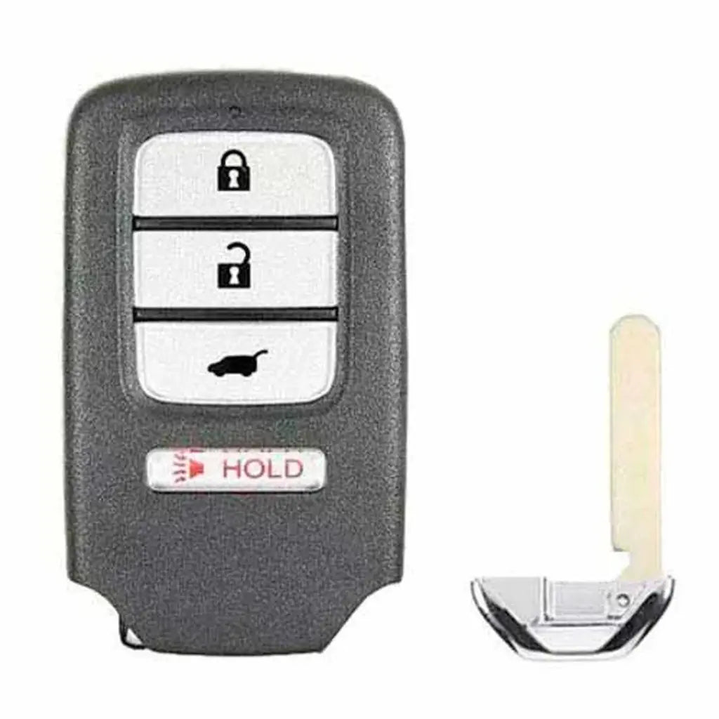 Front of 2015-2019 (Aftermarket) Smart Key Shell for Honda  PN 72147-TG7-A01