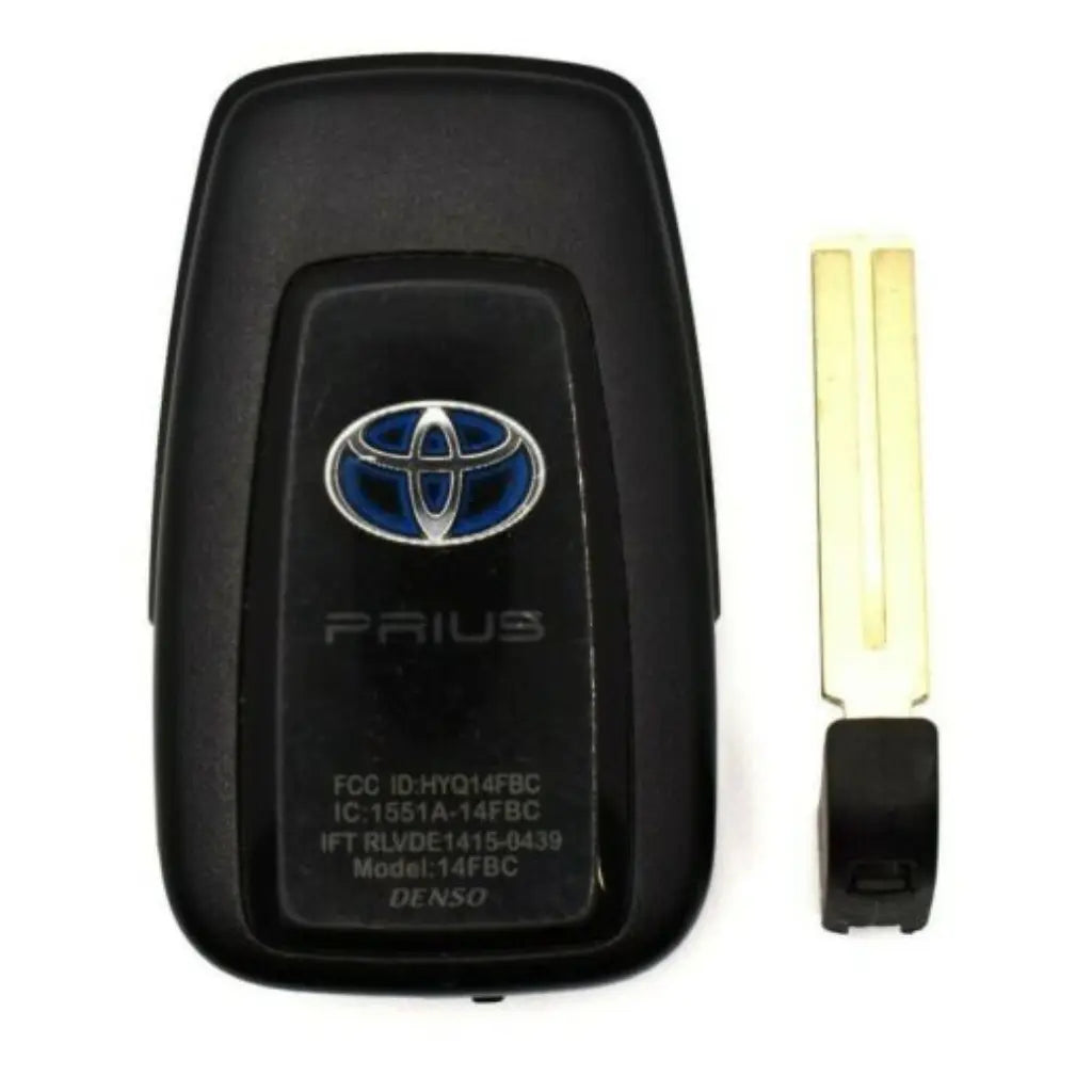 back and emergency key 2021-2022 (OEM-B) Smart Key for  Toyota Prius  PN 89904-47710  HYQ14FLA