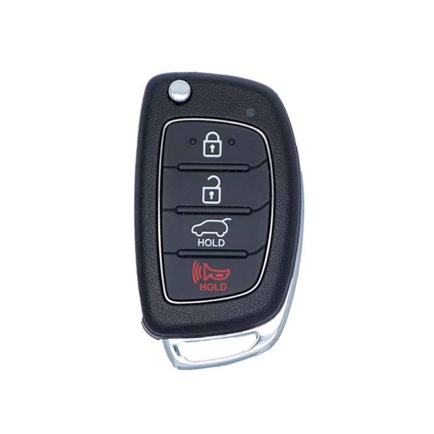 Front of 2015-2019 (Aftermarket) Remote Flip Key for Hyundai Santa Fe | FCC ID: TQ8-RKE-4F31