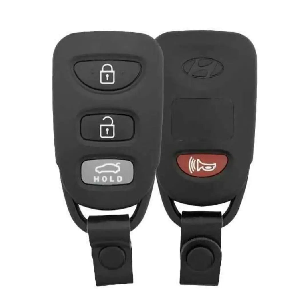front and back of 2006-2010 (OEM Refurb) Keyless Entry Remote for Hyundai Sonata - Elantra  PN 95430-3K200  OSLOKA-310T -
