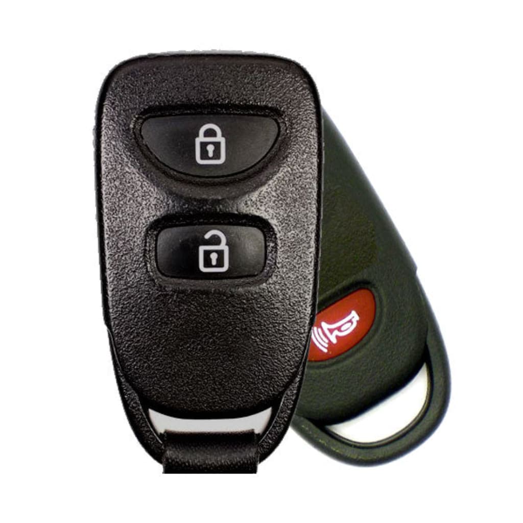 front and back of 2006-2013 (Aftermarket) Remote Keyless Entry for Kia Rio - Sorento  PN 95430-1U000 - PINHA-T036