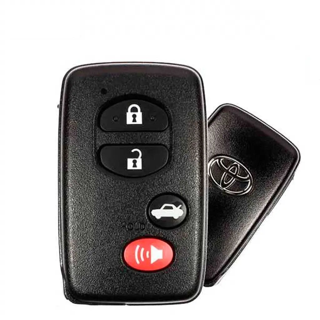 front and back of 2007-2013 (OEM) Smart Key for Toyota  PN 89904-06130  HYQ14AAB-3370