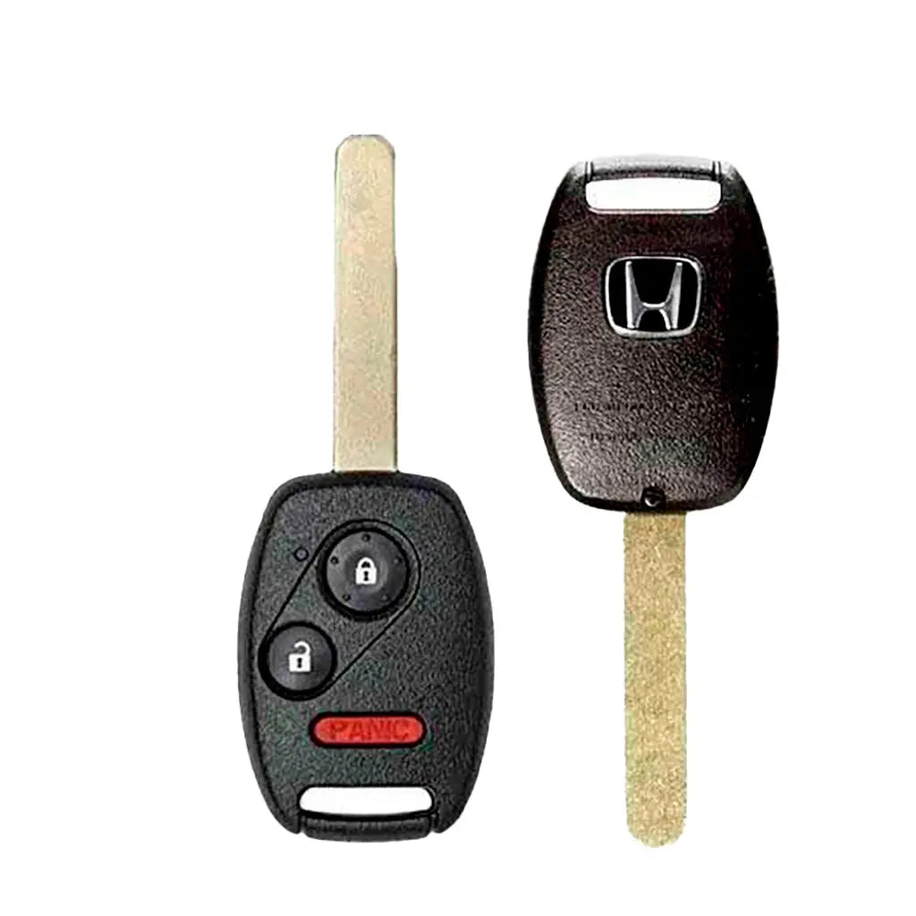 front and back of 2007 - 2015 (OEM) Remote Head Key for Honda CR-V Fit Insight | PN: 35111-SWA-306 / MLBHLIK-1T