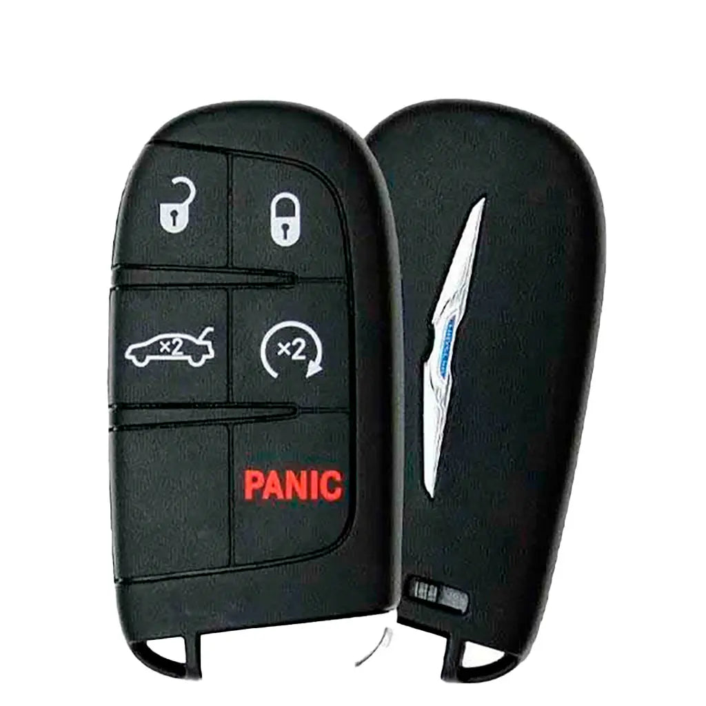 front and back of 2011-2021 (OEM Refurb) Smart Key for Chrysler 300  PN 56046759AA  M3N40821302