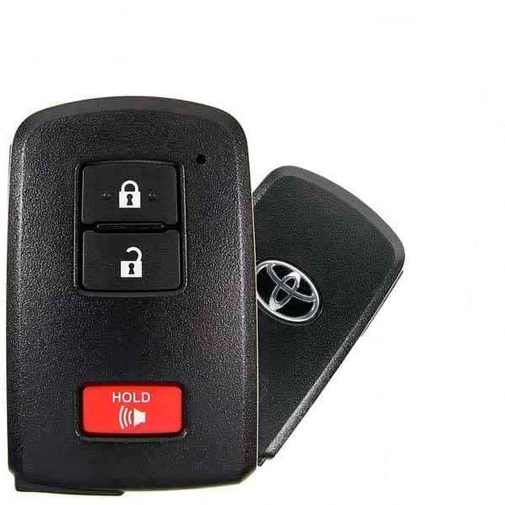front and back of 2012-2019 (OEM) Smart Key of Toyota Prius RAV4  PN 89904-52290  HYQ14FBA