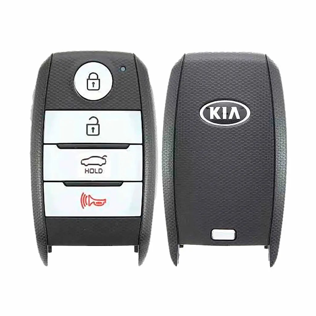 front and back of 2014-2015 (OEM Refurb) Smart Key for Kia Optima  PN 95440-2T500  SY5XMFNA433