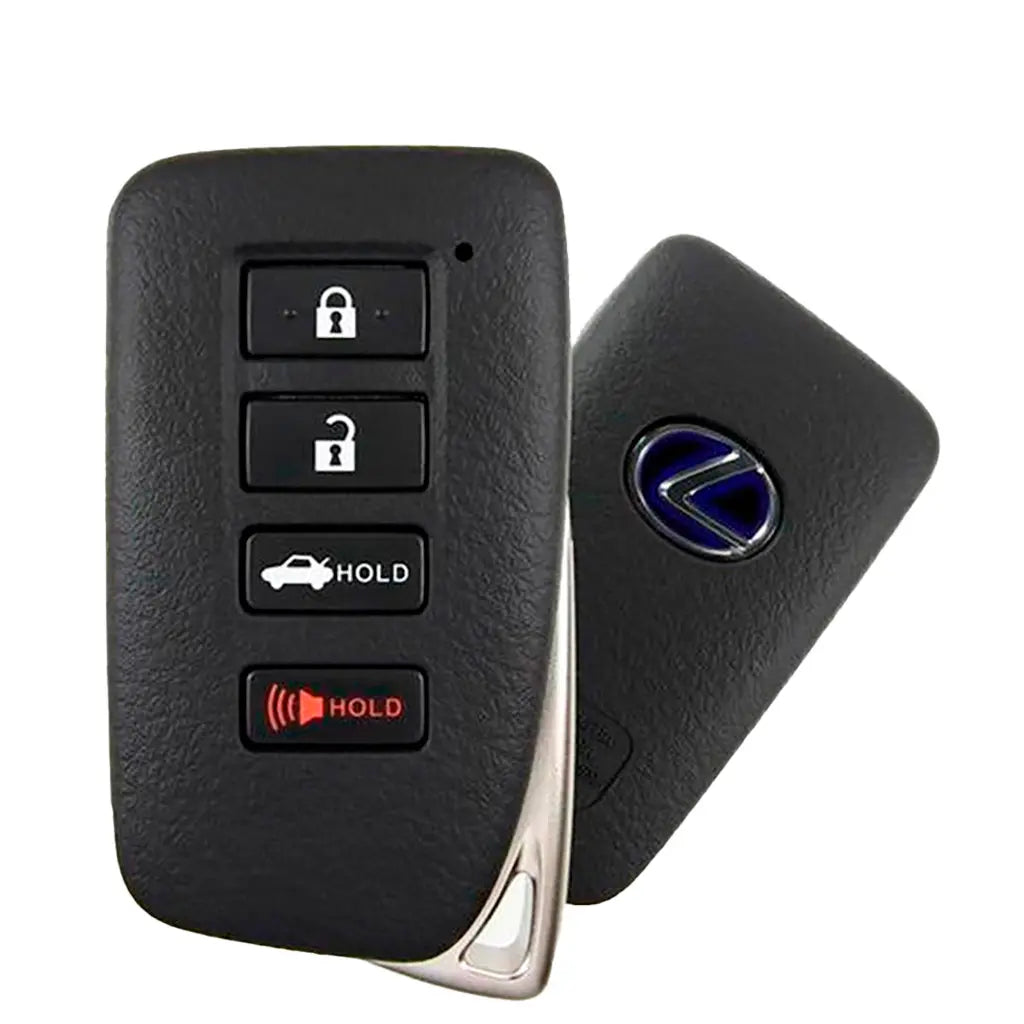 front and back of 2014-2020 (OEM Refurb) Smart Key for Lexus RCF  PN 89904-24100  HYQ14FBA