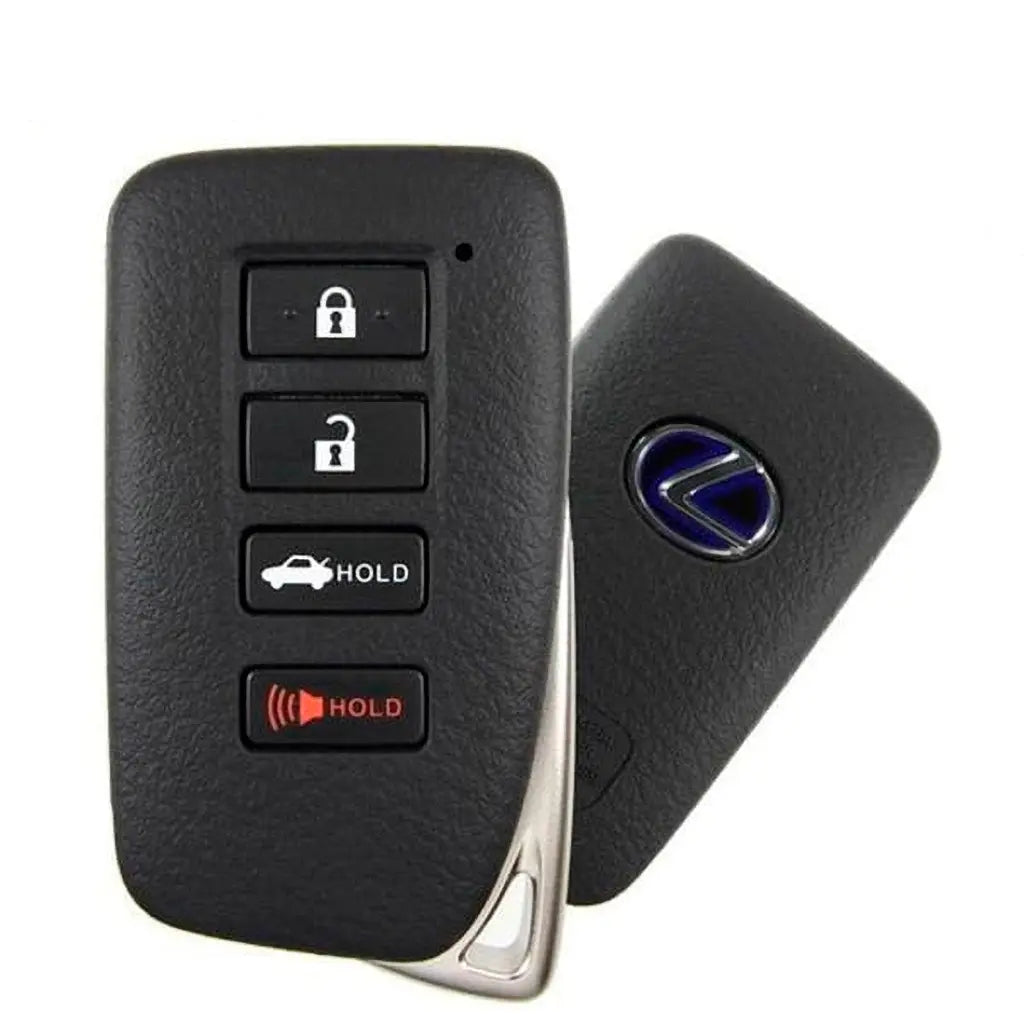 front and back of 2014-2020 (OEM) Smart Key for Lexus RCF  PN 89904-24100  HYQ14FBA