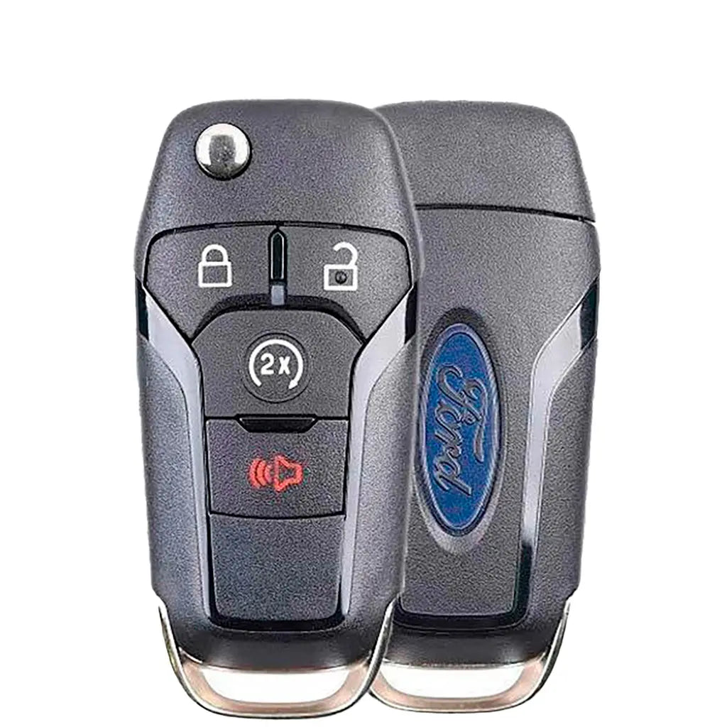 front and back of 2015-2022 (OEM) Remote Flip Key for Ford F-Series  Raptor  Ranger  PN 164-R8134  N5F-A08TDA