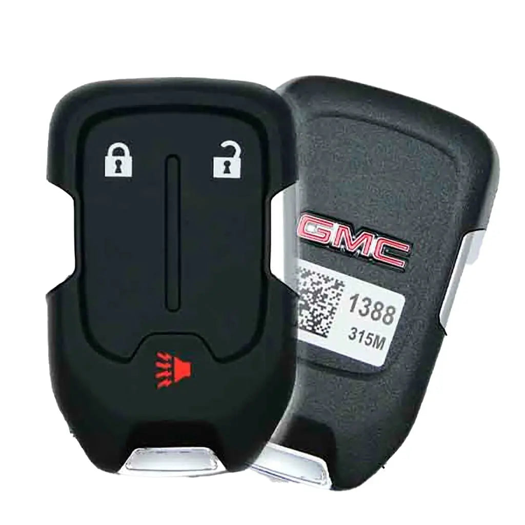 front and back of 2018-2020 (OEM Refurb) Smart Key for  GMC Terrain  PN 13591388  HYQ1AA