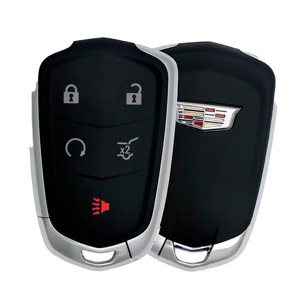 front and back of 2020-2021 (OEM) Smart Key for  Cadillac  PN 13522879  HYQ2ES