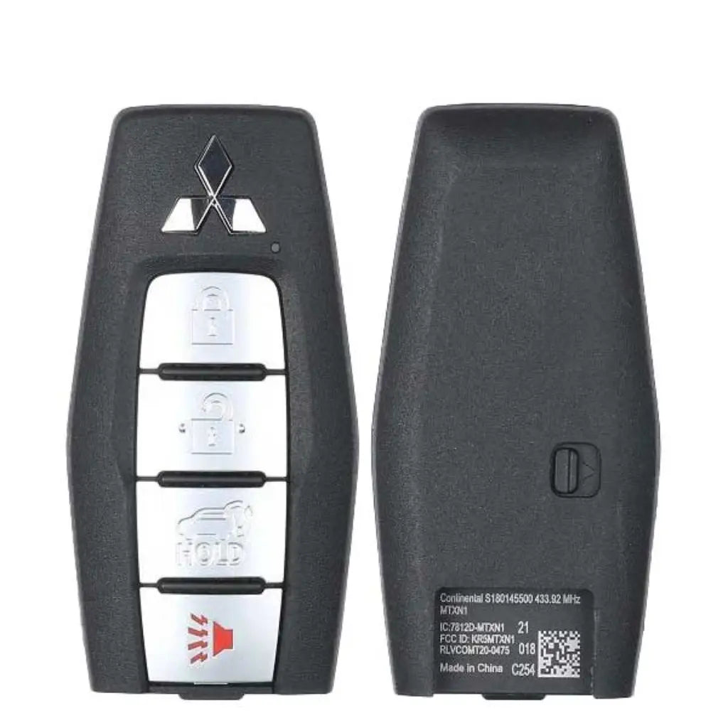 front and back of 2021-2022 (OEM-Refurb) Smart Key for Mitsubishi Outlander | PN: 8637C254 / KR5MTXN1