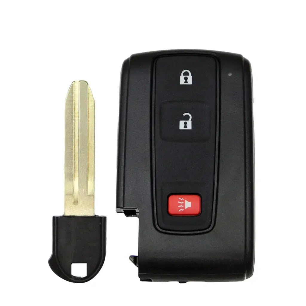 front and emergency key of 2004-2009 (OEM) Smart Key for Toyota Prius  PN 89071-47080 89071-47180  MOZB21TG