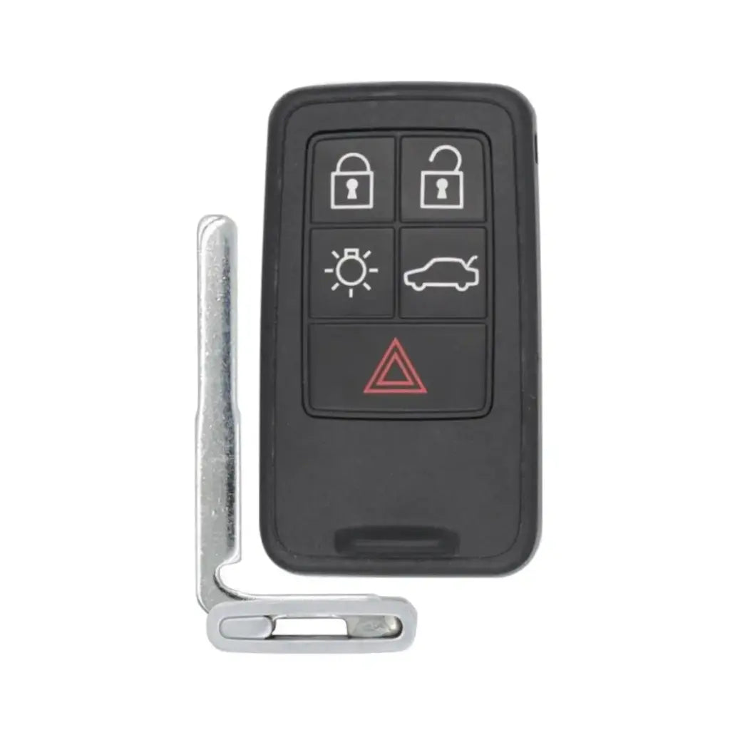 front and emergency key of 2007-2017 (OEM Refurb) Smart Key for Volvo XC70 - V70 - V60 - S80  PN 30659607  KR55WK49264