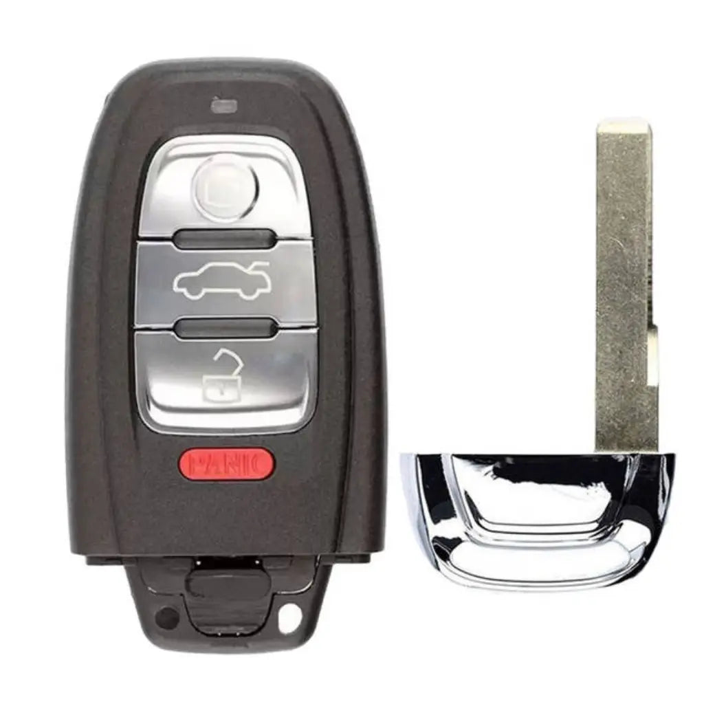 front and emergency key of 2008-2016 (OEM Refurb) Smart Key for Audi A4S4 - A5S5 - A6S6- A7S7 - A8S8 - Allroad - Q5  PN 8T0959754G  IYZFBSB802