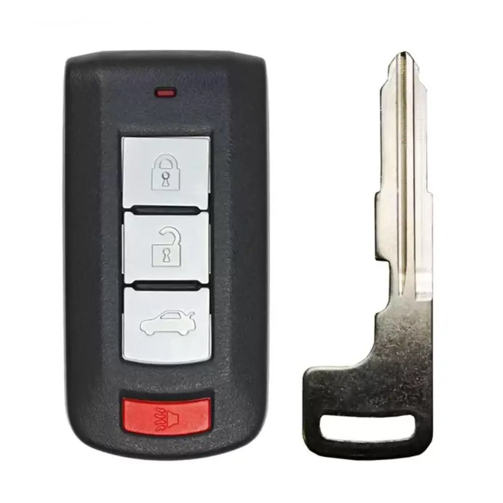 front and emergency key of 2008-2017 (OEM) Smart Key for Mitsubishi Lancer  PN 8637A228  OUC644M-KEY-N