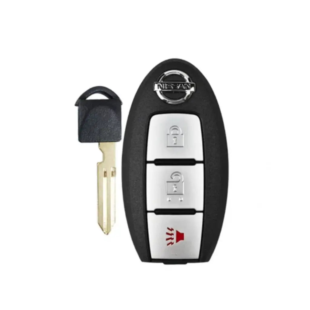 front and emergency key of 2009 - 2018 (OEM) Smart Key for Nissan Cube Armada  PN 285E3-1LK0D  CWTWB1U773 CWTWB1U825