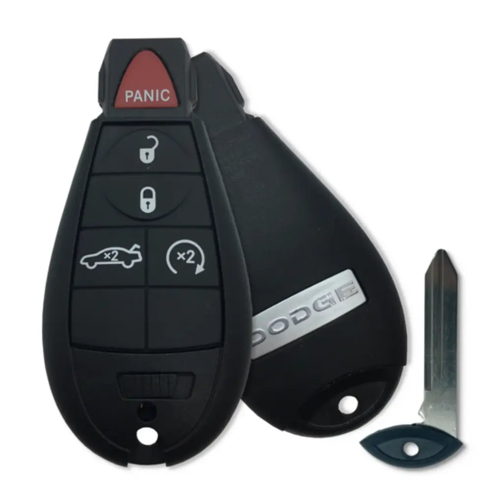 front and emergency key of  2011-2013 (OEM) Keyless Go Fobik for Dodge Durango  PN 05026538AK  IYZ-C01C