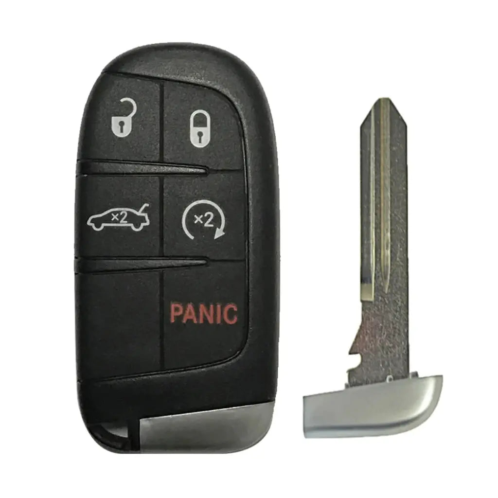 front and emergency key of 2011-2021 (OEM Refurb) Smart Key for Chrysler 300  PN 56046759AA  M3N40821302