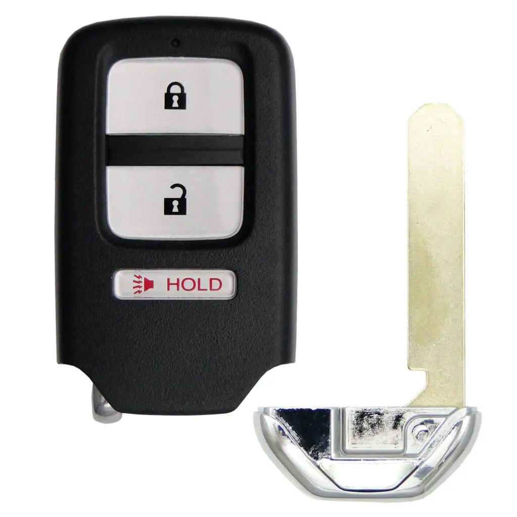 front and emergency key of 2013-2015 (OEM) Smart Key for Honda Crosstour | PN: 72147-TP6-A51 / ACJ932HK1210A