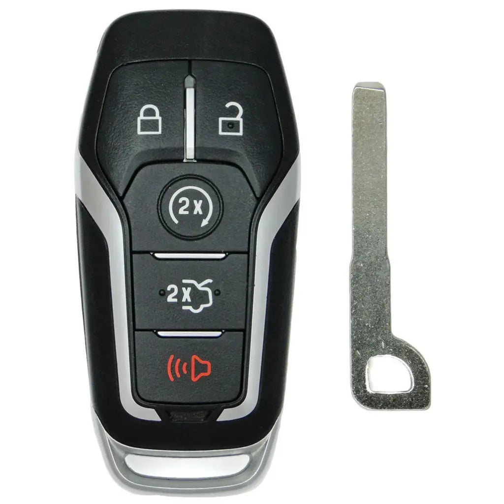 front and emergency key of 2013-2017 (OEM Refurb) Smart Key for  Ford Edge - Explorer  PN 164-R7989 M3N-A2C31243300