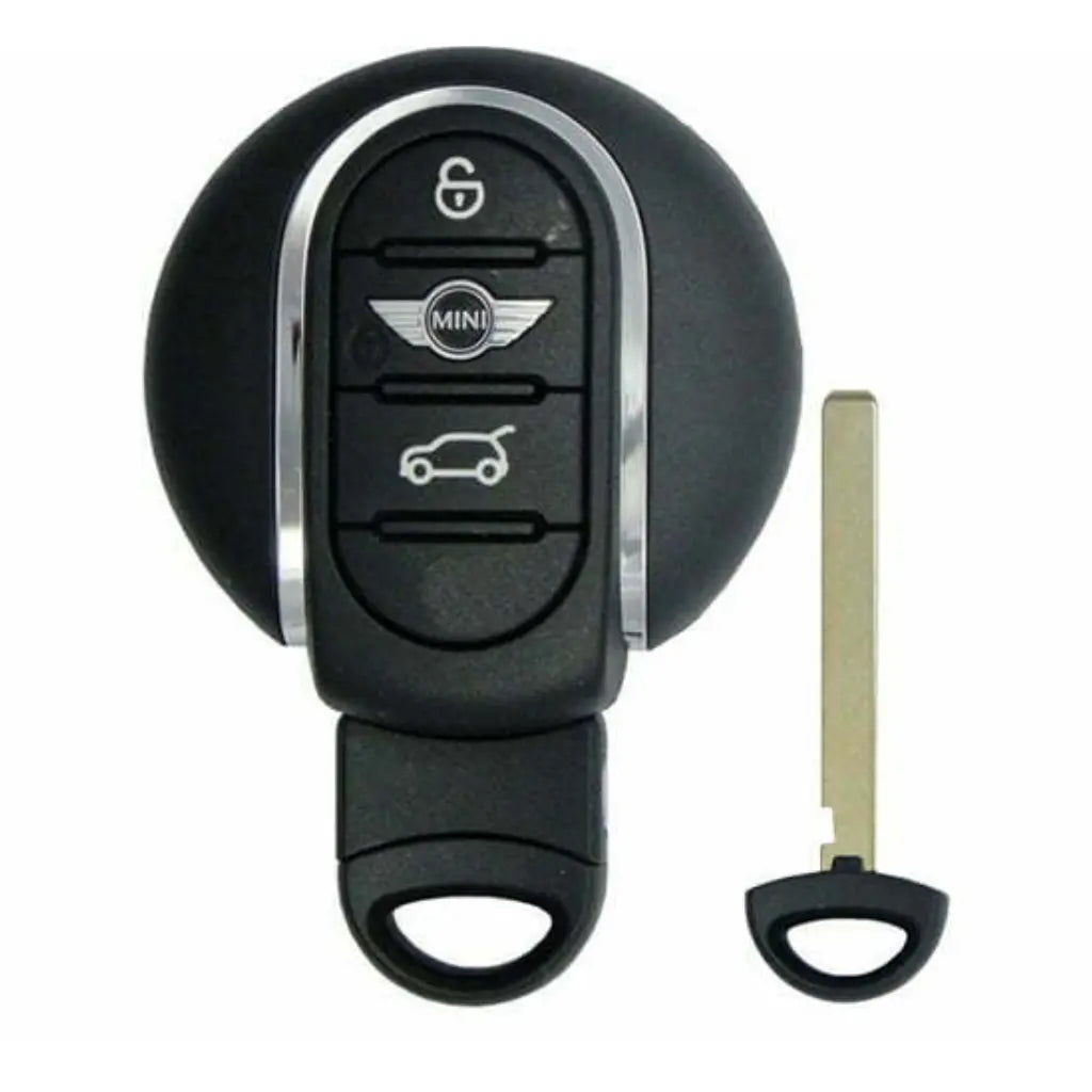 front and emergency key of 2014-2018 (OEM Refurb) Smart Key for Mini Cooper | PN: 9367409-01 / NBGIDGNG1