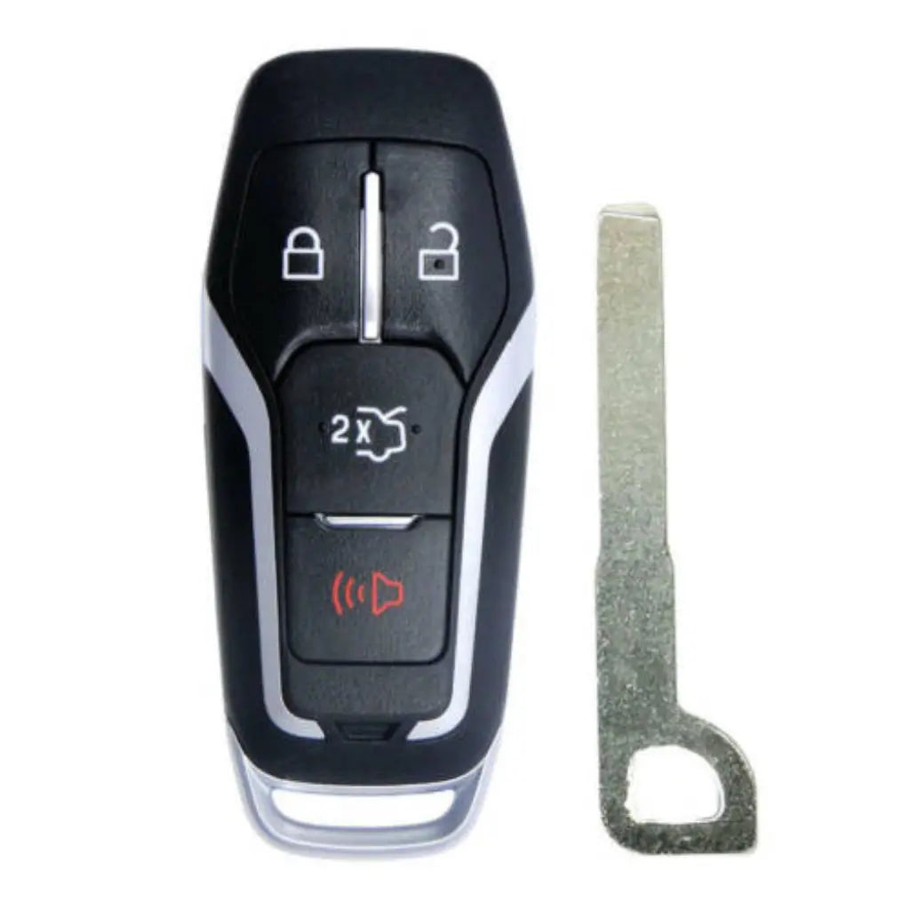 front and emergency key of 2015-2017 (OEM Refurb) Smart Key for Ford Fusion - Edge - Explorer | PN: 164-R8109 / M3N-A2C31243800