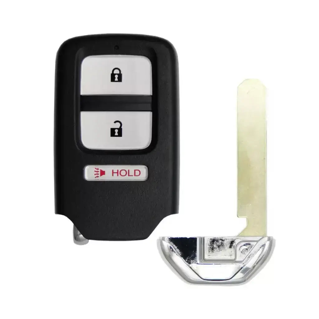 front and emergency key of 2015-2017 (OEM Refurb) Smart key for Honda Fit HR-V  PN 72147-T5A-A01  KR5V1X