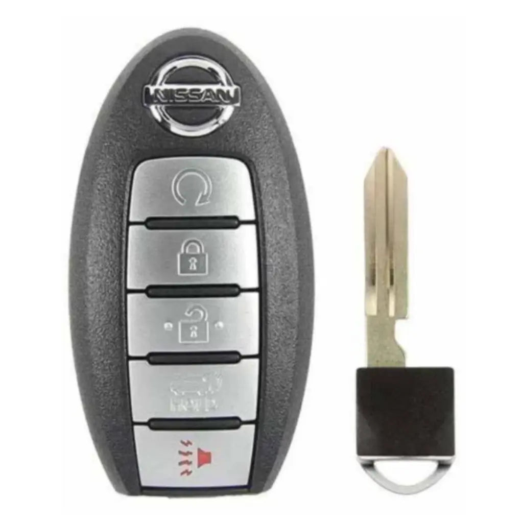 front and emergency key of 2016-2018 (OEM Refurb) Prox Smart Key for Nissan Maxima  Altima  PN 285E3-4RA0B  KR5S180144014