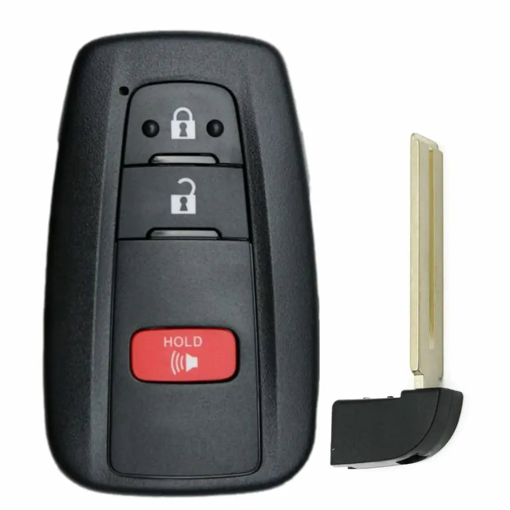 front and emergency key of 2018-2021 (OEM) Smart Key for Toyota CH-R  PN 89904-F4020  MOZBR1ET