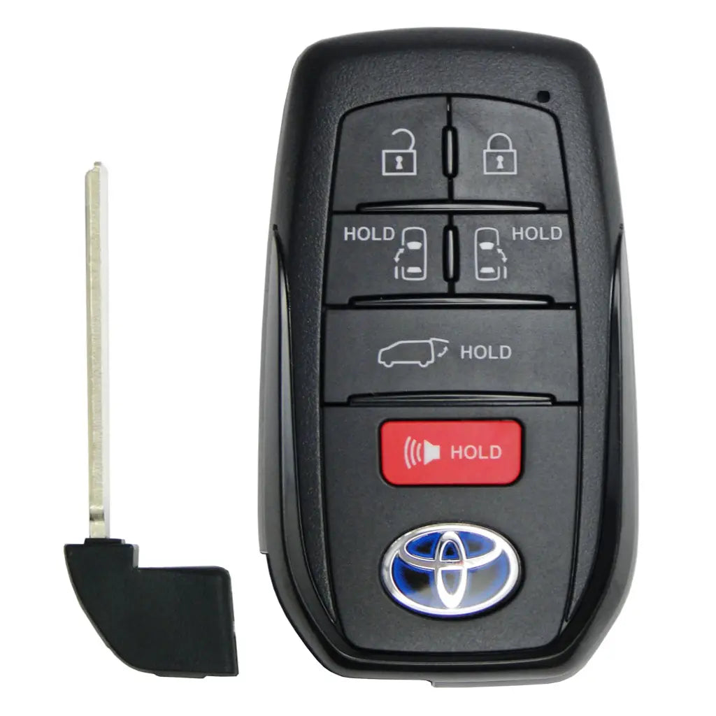 front and emergency key of 2021-2022 (OEM-B) Smart Key of Toyota Sienna  PN 8990H-08010  HYQ14FBX 