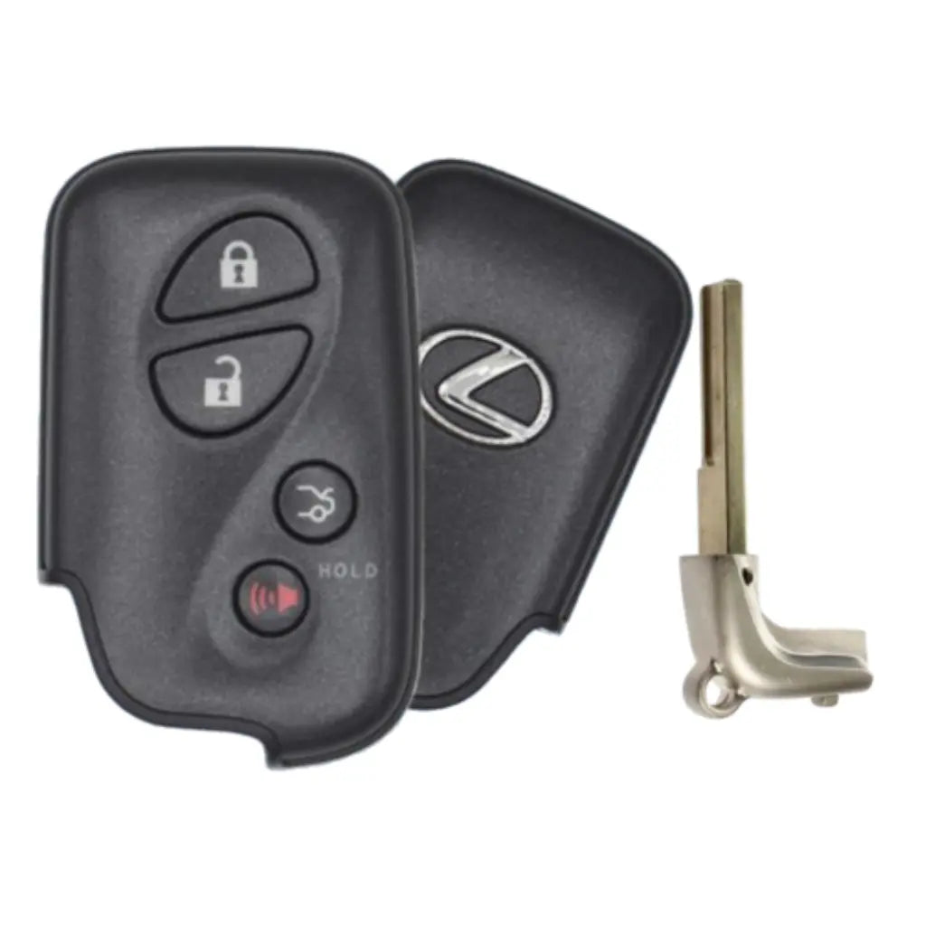 front back and emergency key 2010-2014 (OEM Refurb) Smart Key for Lexus LS460 - HS250  PN 89904-50F90  HYQ14ACX