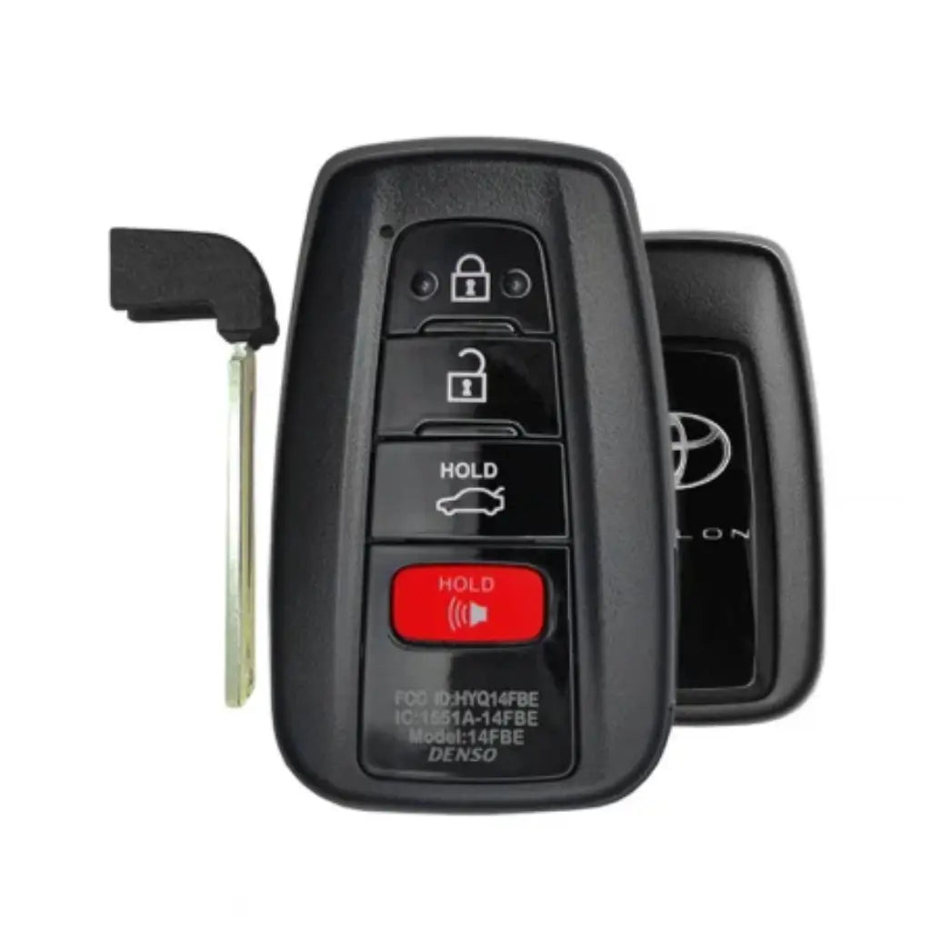 front back and emergency key 2019-2019 (OEM Refurb) Smart Key for Toyota Avalon  PN 8990H-07010  HYQ14FBE-0410
