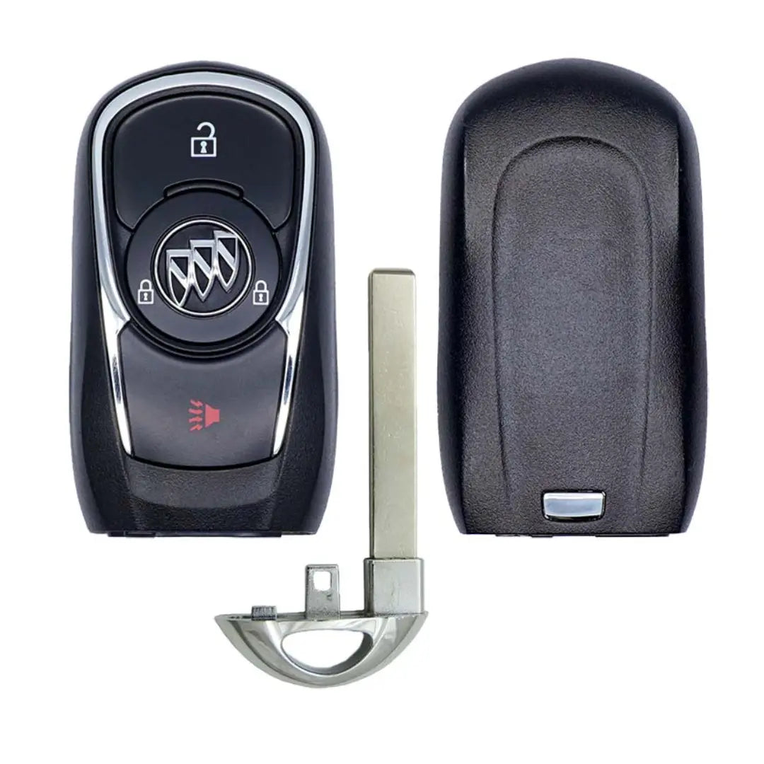 front back and emergency key of 2017-2019 (OEM Refurb) Smart Key for Buick Encore  PN 13508417  HYQ4AA