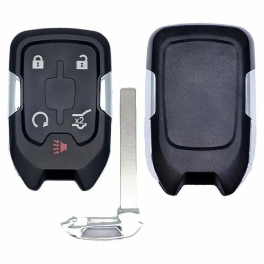 front back and emergency key of 2017-2020 (Aftermarket) Smart Key for Chevrolet Acadia - Terrain  | PN: 13508275 / HYQ1EA