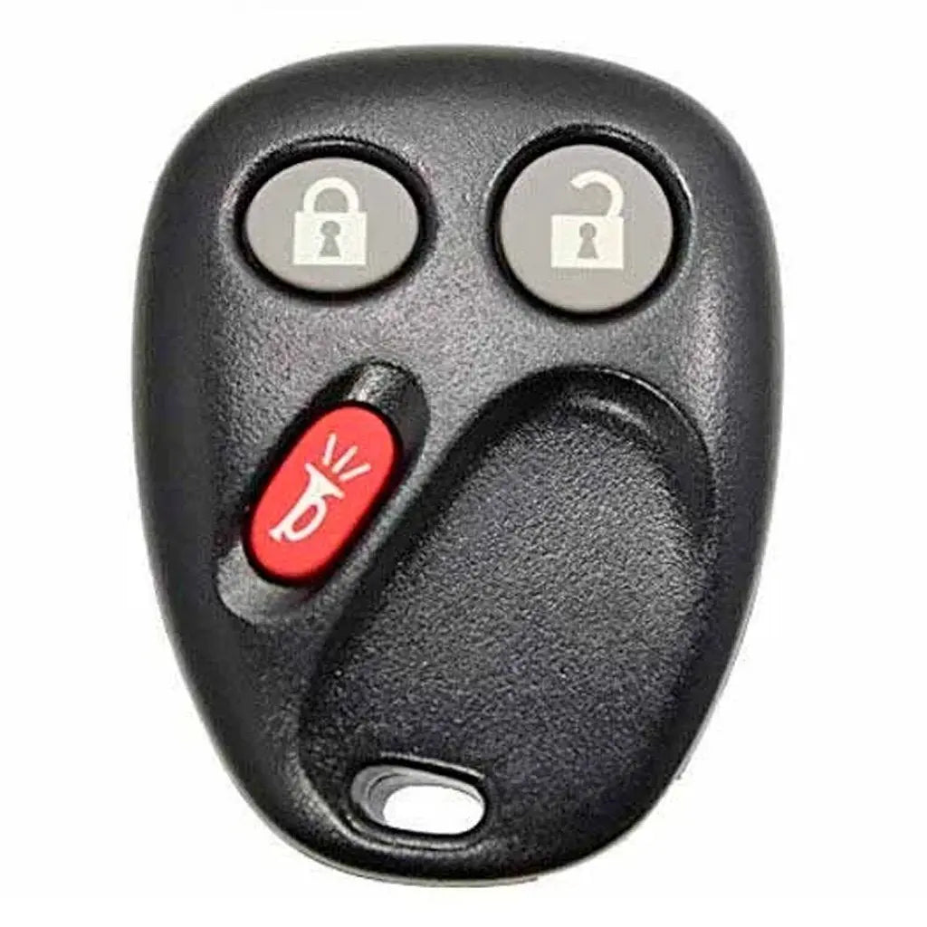 front of 2003 - 2007 (Aftermarket) Keyless Entry Remote for GM - Cadillac  PN 21997127  LHJ011