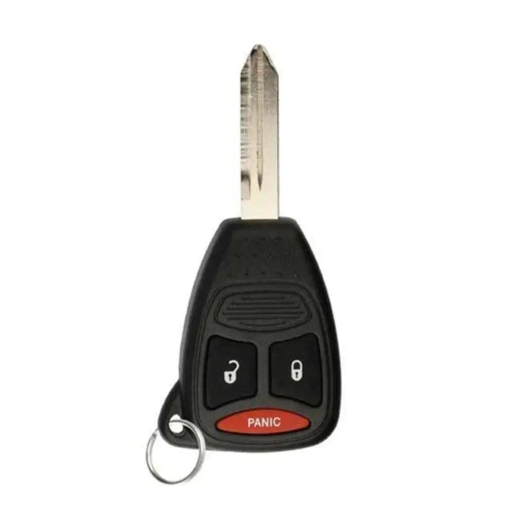 front of 2004 - 2013 (Aftermarket) Remote Head Keys for Dodge Mitsubishi  PN 3521A-T04B  KOBDT04A