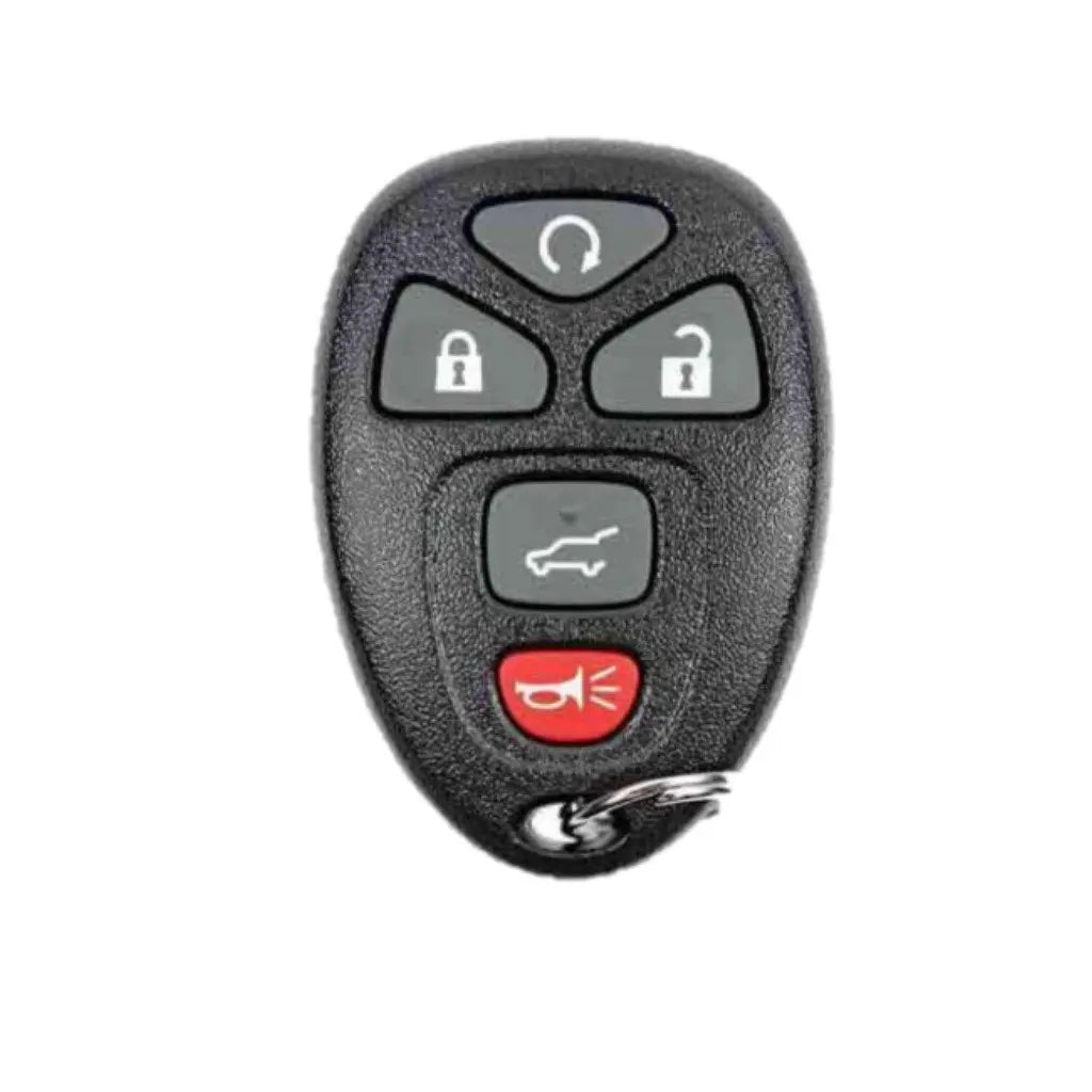 front of 2007 - 2017 (Aftermarket) Keyless Entry Remote for GM  PN 20869057 OUC60270 - OUC60221