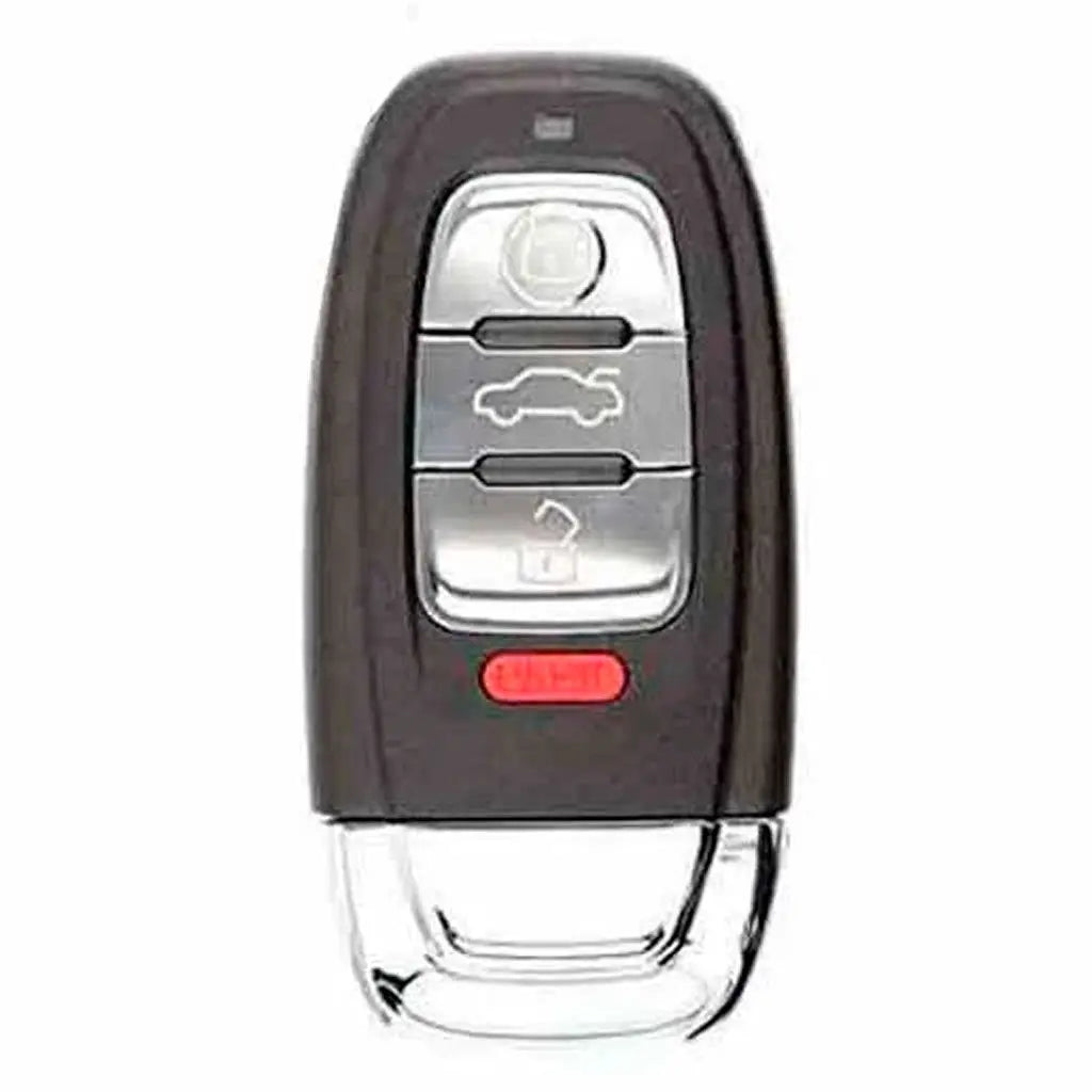 front of 2008-2012 (Aftermarket) Smart key for  Audi A4 - A5 - S4 - S5  PN 8T0959754A  IYZFBSB802