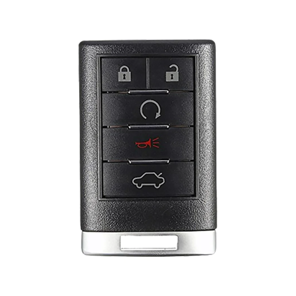 front of 2008-2014 (OEM Refurb) Keyless Entry Remote for Cadillac CTS DTS  PN 20998254  OUC6000066  OUC6000223