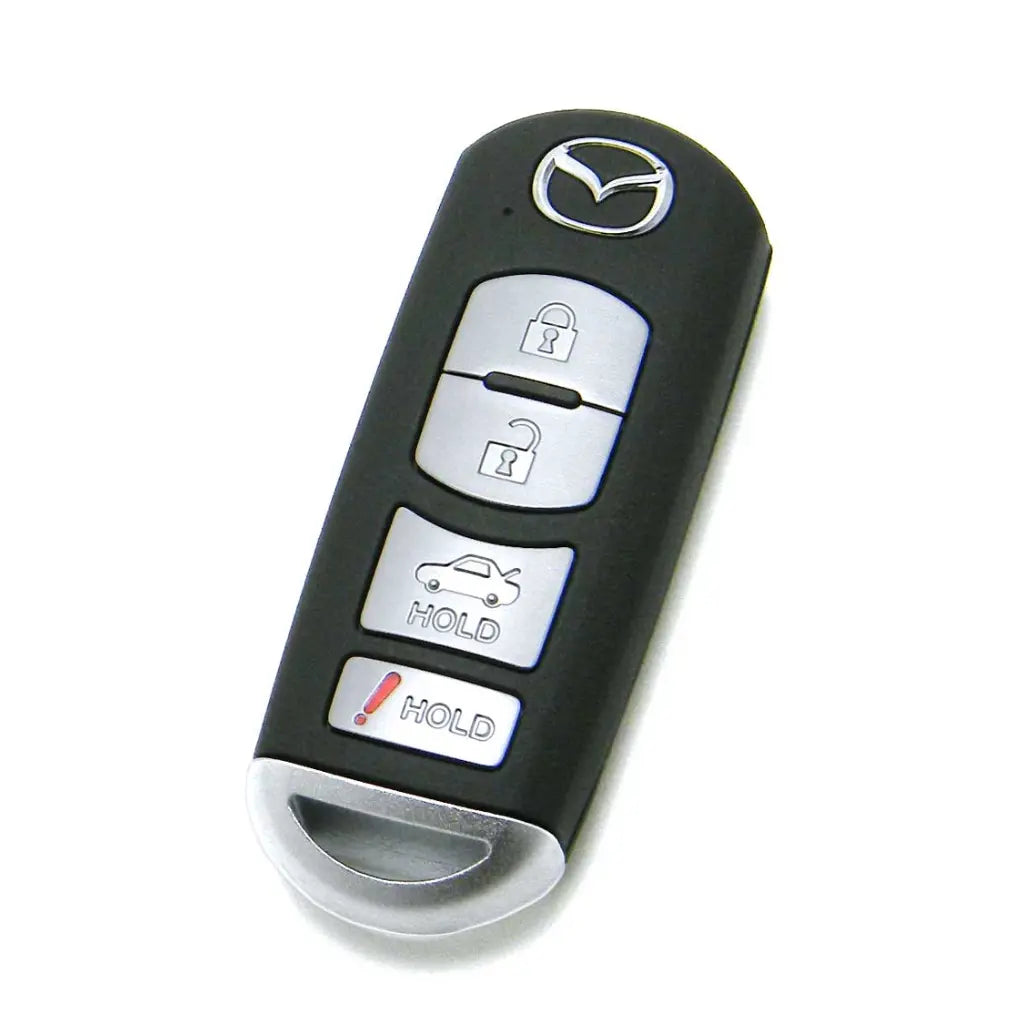 front of 2009-2015 (OEM) Smart Key of Mazda MX-5 Miata  PN NHY8-67-5RYA  WAZX1T763SKE11A04